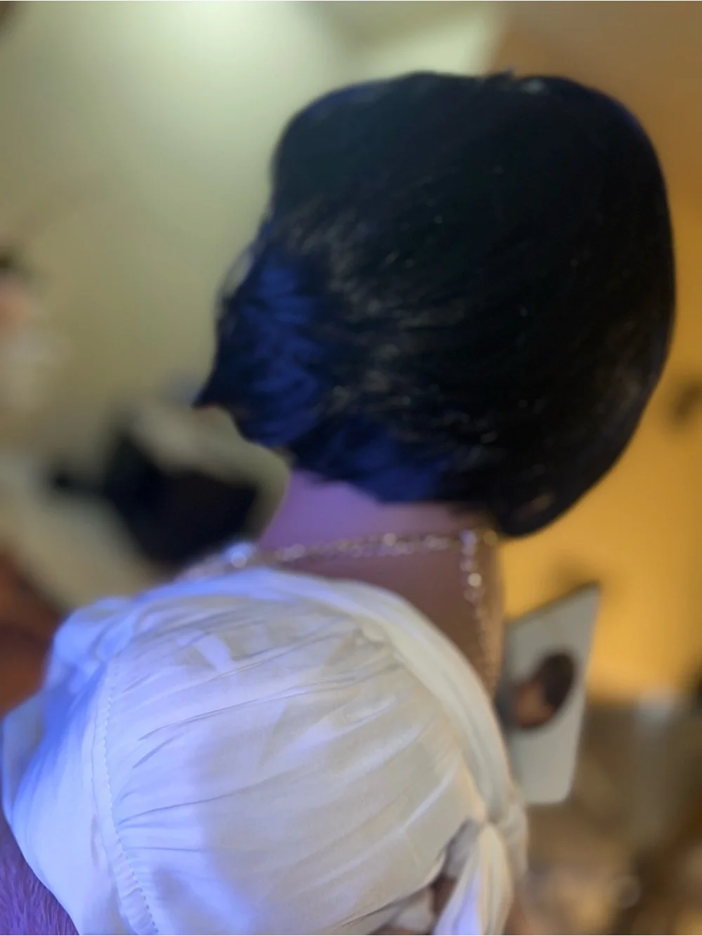 EUAL SHORT BOB WIG |MERCURY | Layered Invisible L Part Wig -BRAND NEW #1 Black